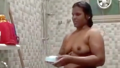Desi Aunty Bathroom Selfie Video