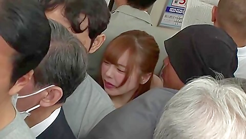 Hot Busty Asian Babe On The Bus