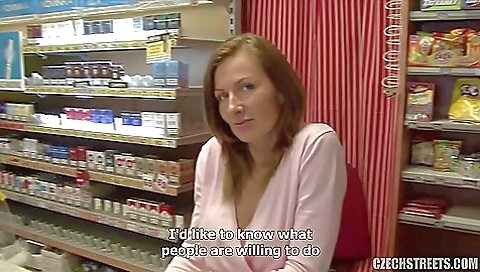 Slender Czech Milf Getting Pounded Hard In Her Shop