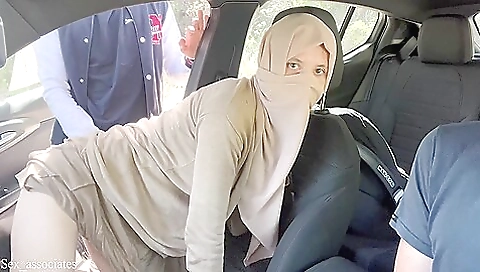 First Dogging In France. My Muslim Hijab Wifes First Fuck With A Stranger