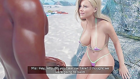 Summer 3D Cuckold Story - While Husband Was Sunbathing, Wife Cheated On Him With Boss. 3d cartoon porn video.