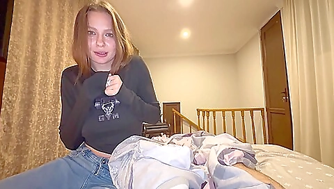 Pov: My Stepsister Saw Me Jerking Off To Anal Porn And She Really Wanted To Try It