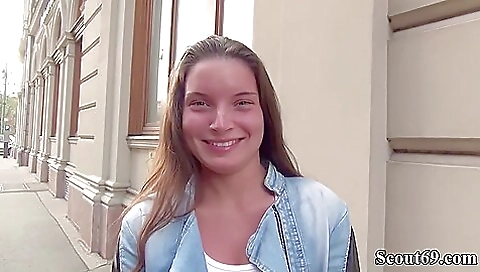 Entice Slender Anita B To Anal Screw At Fake Model Casting
